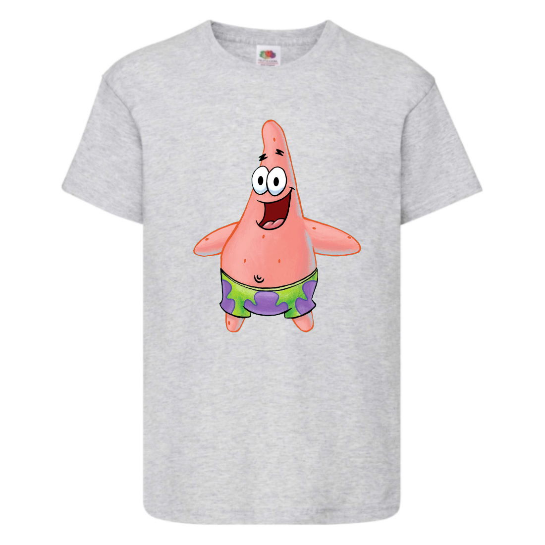 

Футболка детская Спанч Боб 21 (Sponge Bob) серая 116 см
