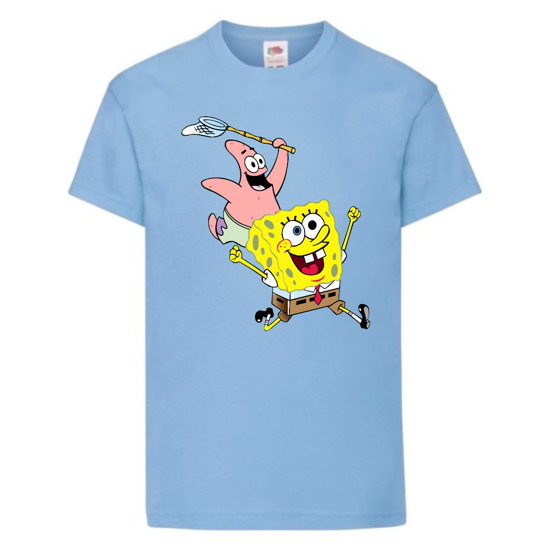 

Футболка детская Спанч Боб 19 (Sponge Bob) светло-голубая 128 см