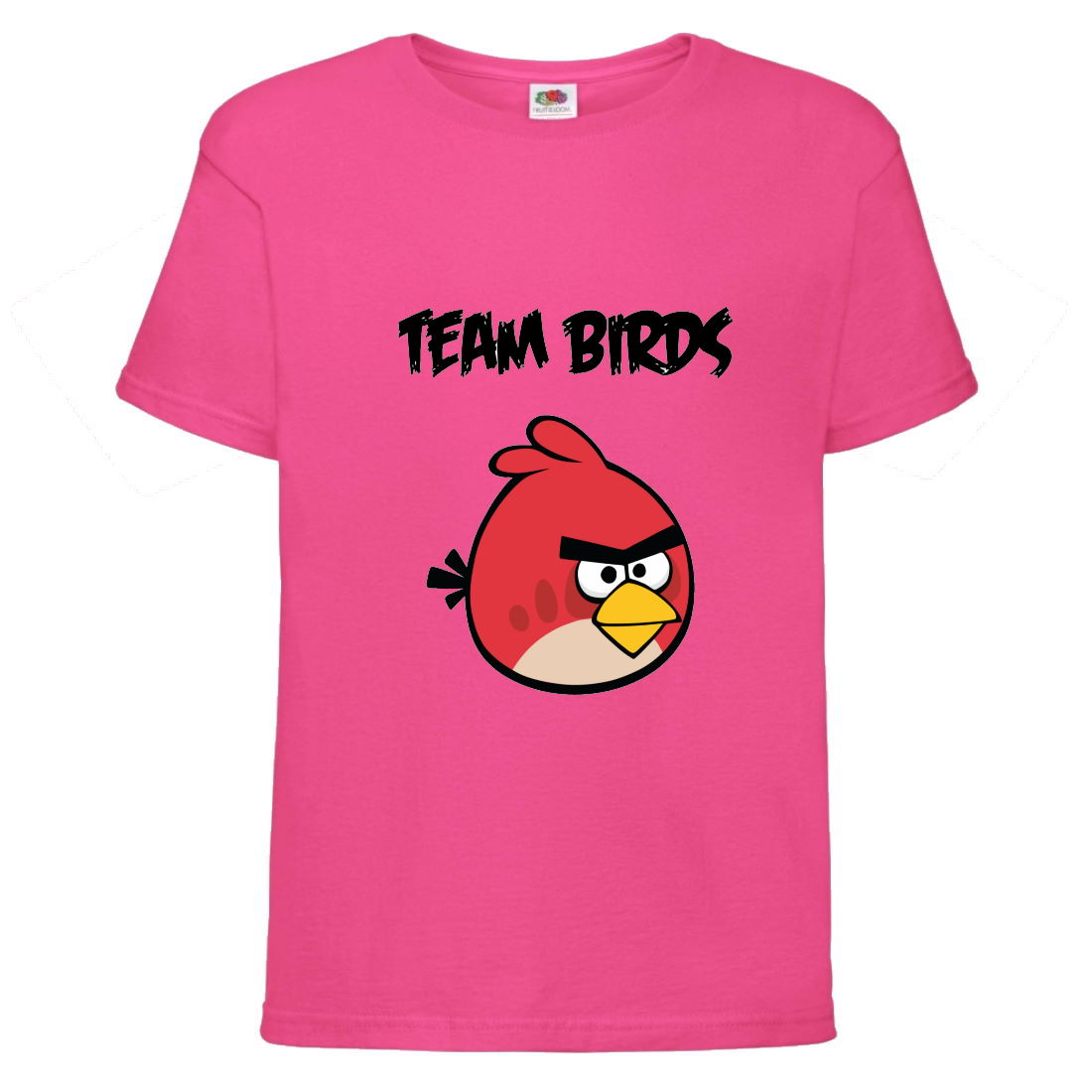 

Футболка детская Энгри Бердс (Angry Birds) розовая (AB-red&tim-pink) 152 см