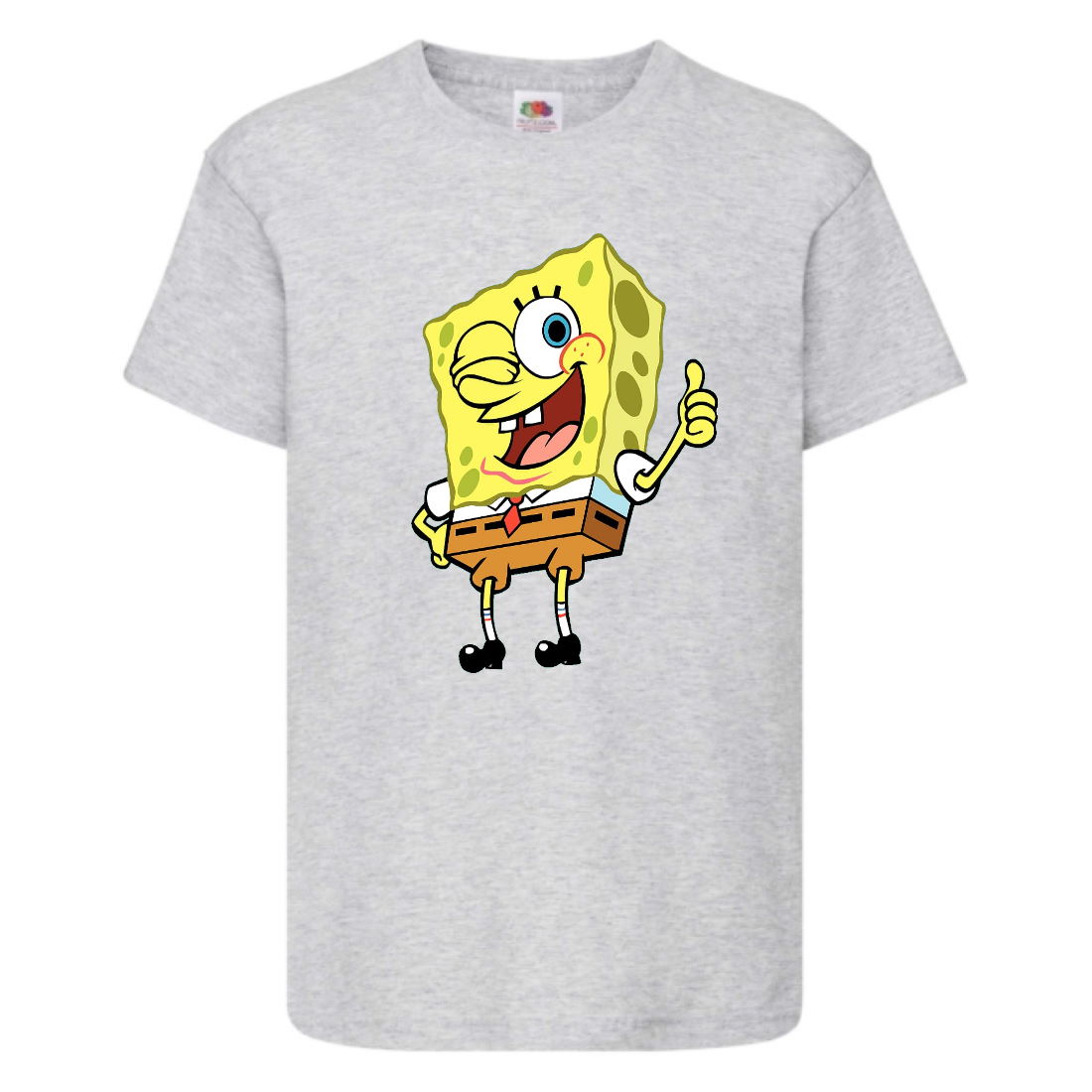 

Футболка детская Спанч Боб 2 (Sponge Bob) серая 152 см