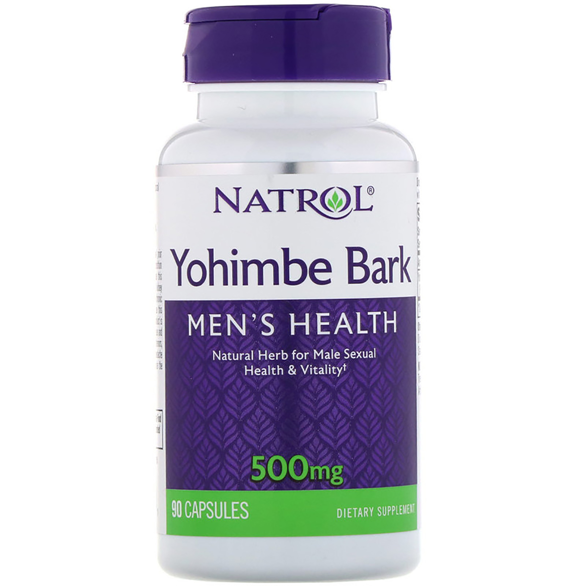 

Природные добавки Natrol Йохимбе Yohimbe Bark 500 мг 90 капсул