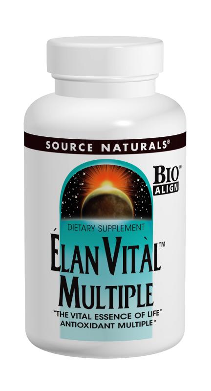 

Витаминно-минеральный комплекс Source Naturals Мультивитамины Elan Vital 30 таблеток