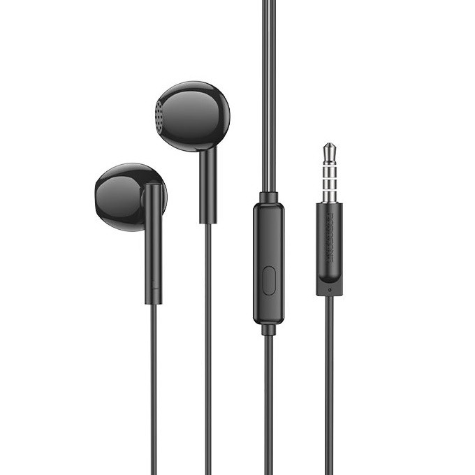 Наушники вкладыши с микрофоном гарнитура BOROFONE BM76 Черный купить в ...