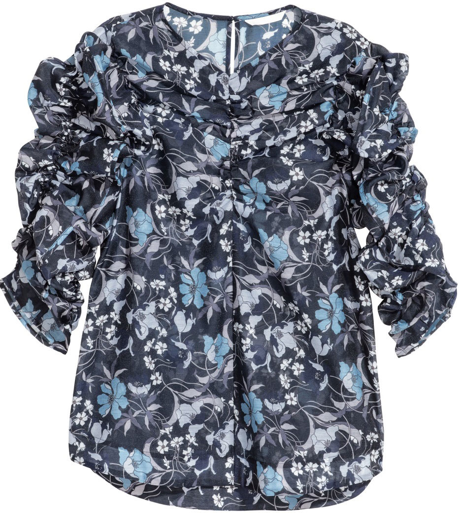 

Блузка H&M 05641546 42 Синяя