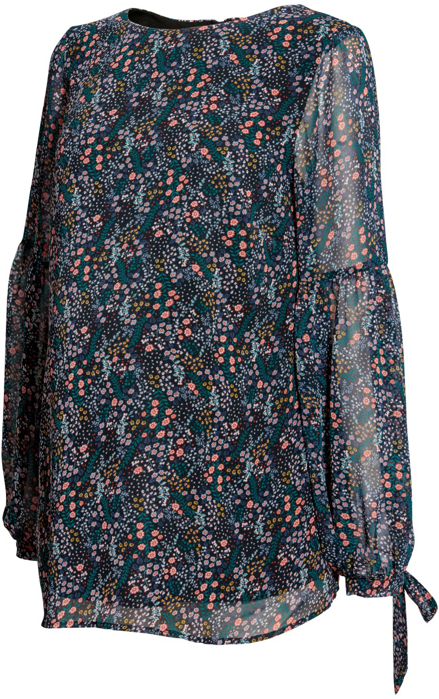 

Блузка для беременных H&M Мама 05497066 XS Темно-синяя