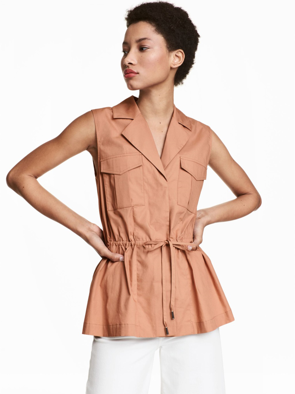 

Блузка H&M 05596186 40 Камелевая