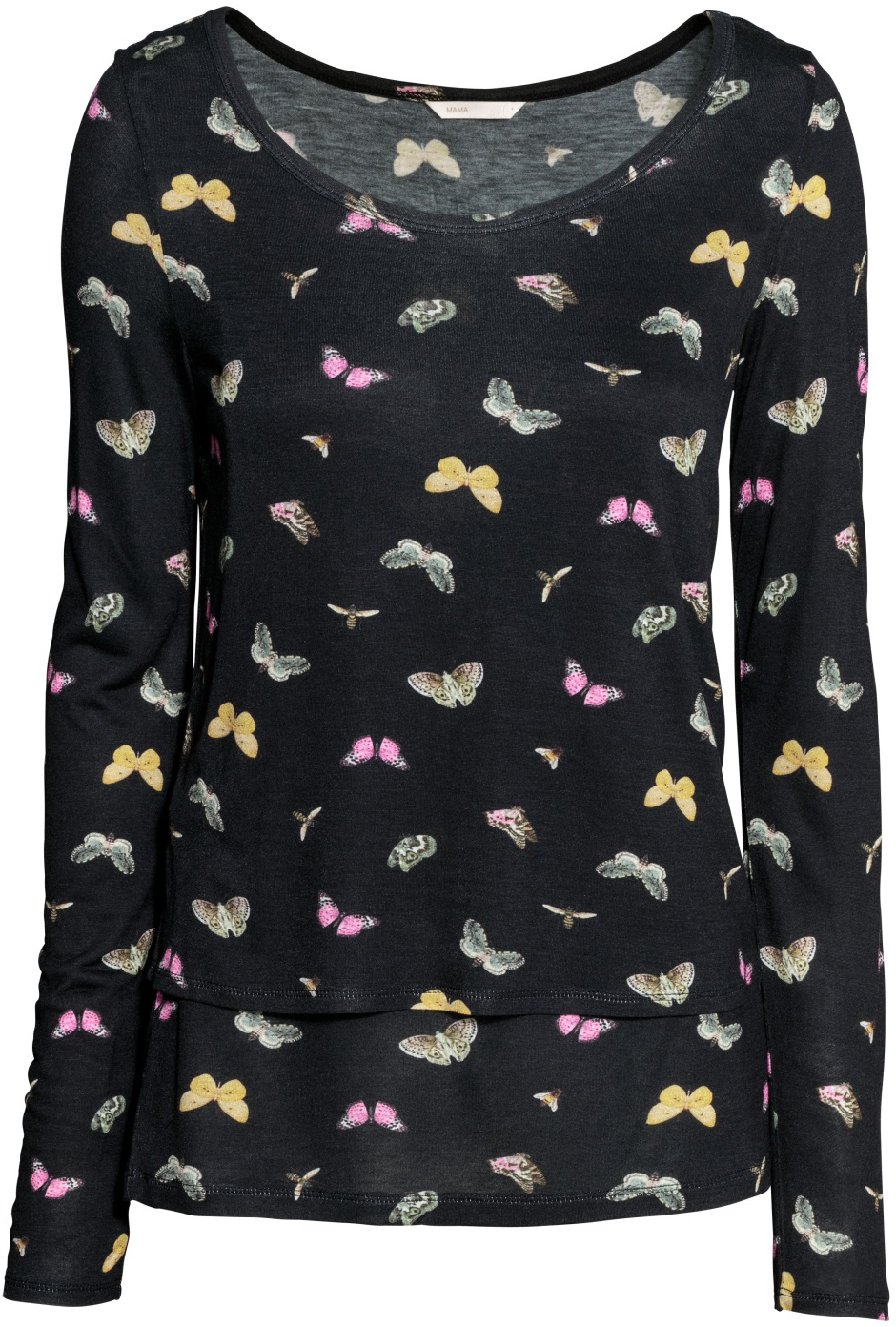 

Лонгслив для кормящих H&M Мама 05710526 XS Темно-синий