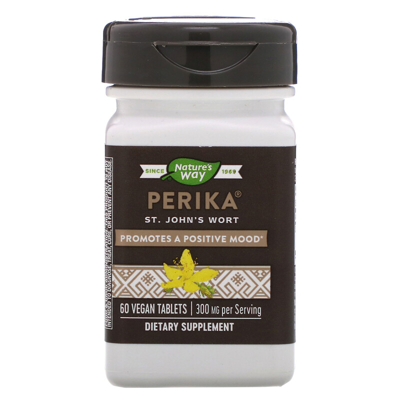 

Специальный продукт Nature's Way Perika St. John's Wort 60 таблеток (4384302908)