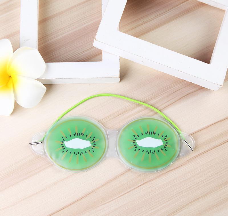 

Маска гелевая / очки для глаз охлаждающие и согревающие Silenta Gel Kiwi