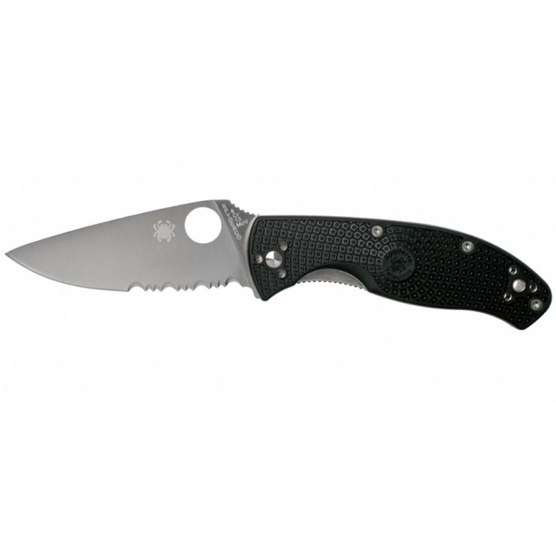 

Нож Spyderco Tenacious FRN полусеррейтор (C122PSBK)