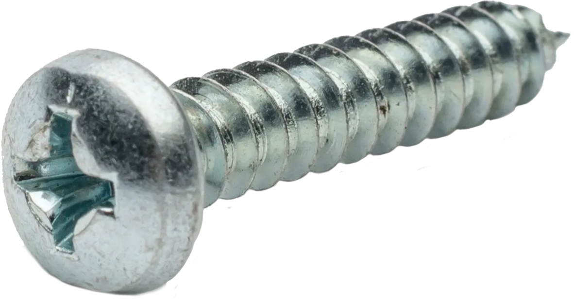 Саморез DIN7981 С 2,2х9,5 PH1 для металла с полукруглой головкой ...