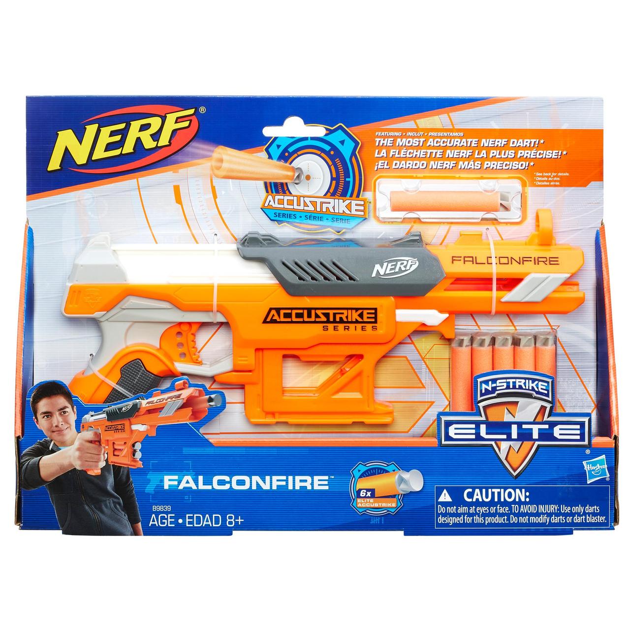 

Бластер Элит Аккустрайк Фалконфайр Nerf Hasbro (В9839) (5010993329250)