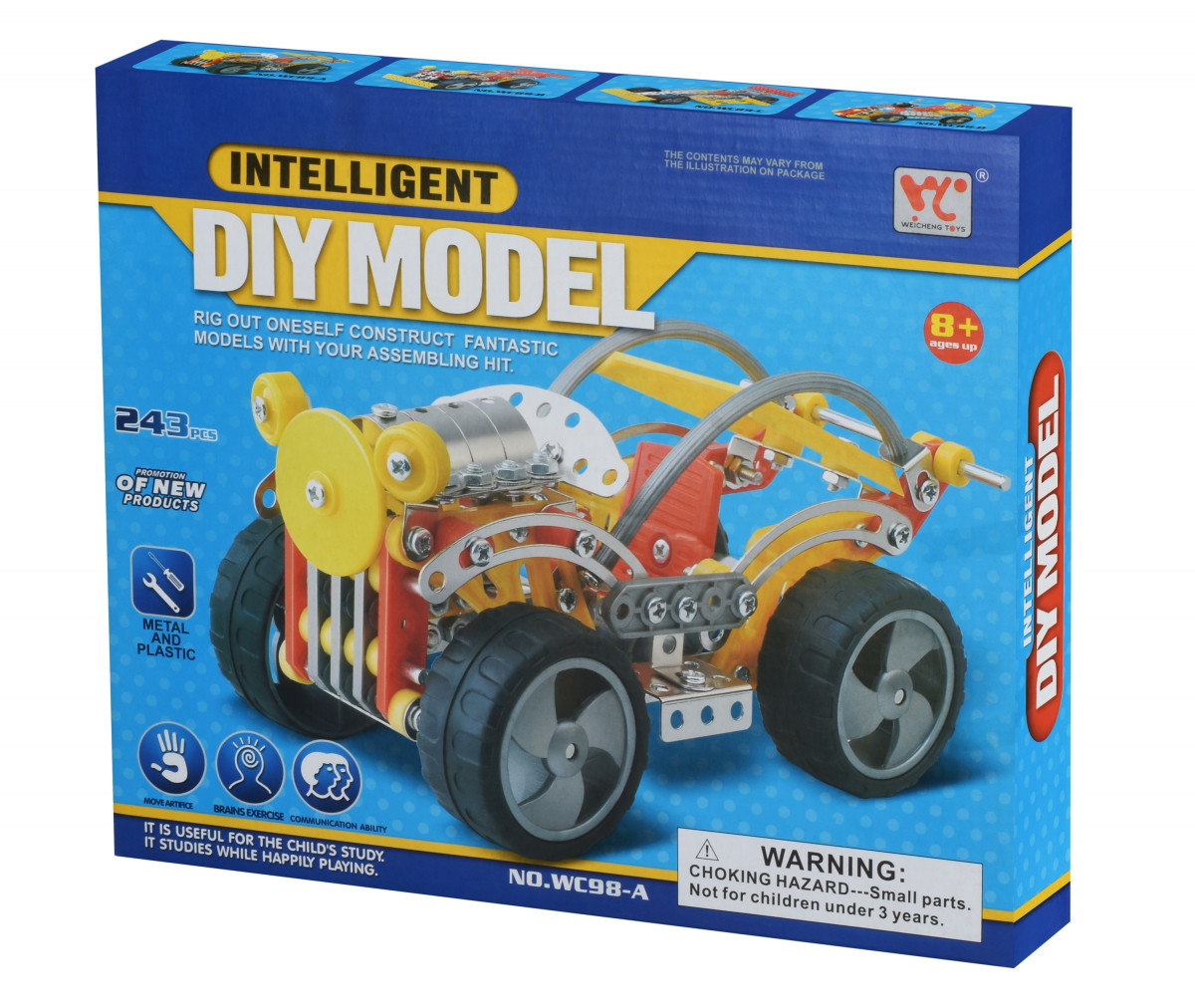 

Конструктор металлический Same Toy Inteligent DIY Model 243 эл. WC98AUt