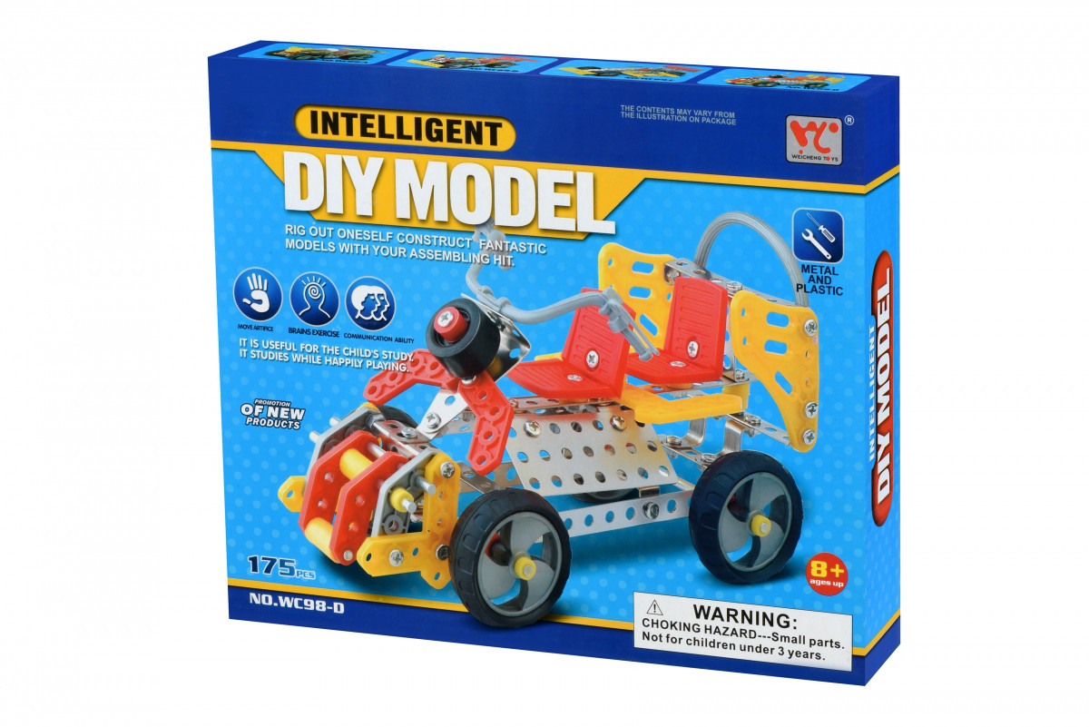 

Конструктор металлический Same Toy Inteligent DIY Model 175 эл. WC98DUt