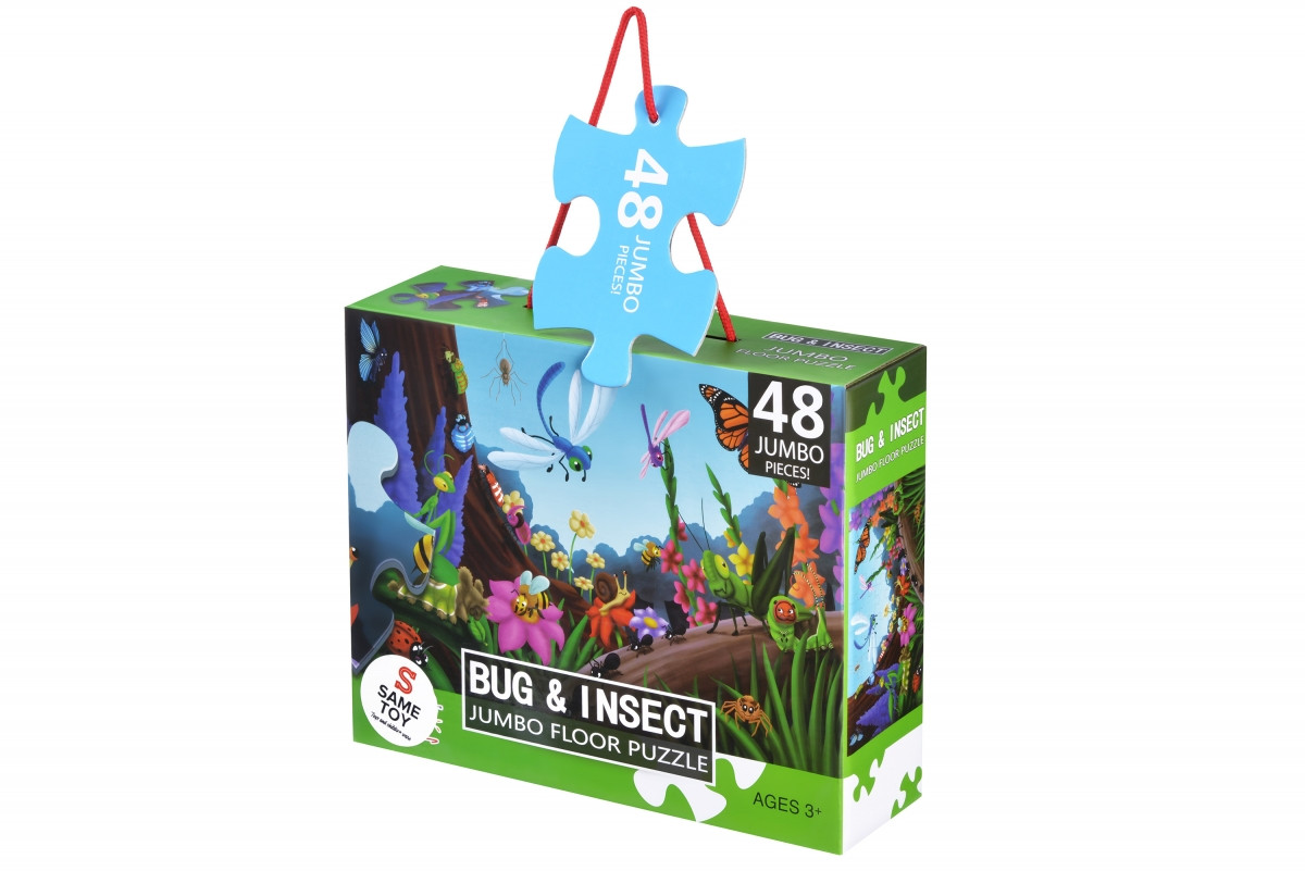 

Пазл Same Toy Жуки и насекомые 48 эл. 88096Ut