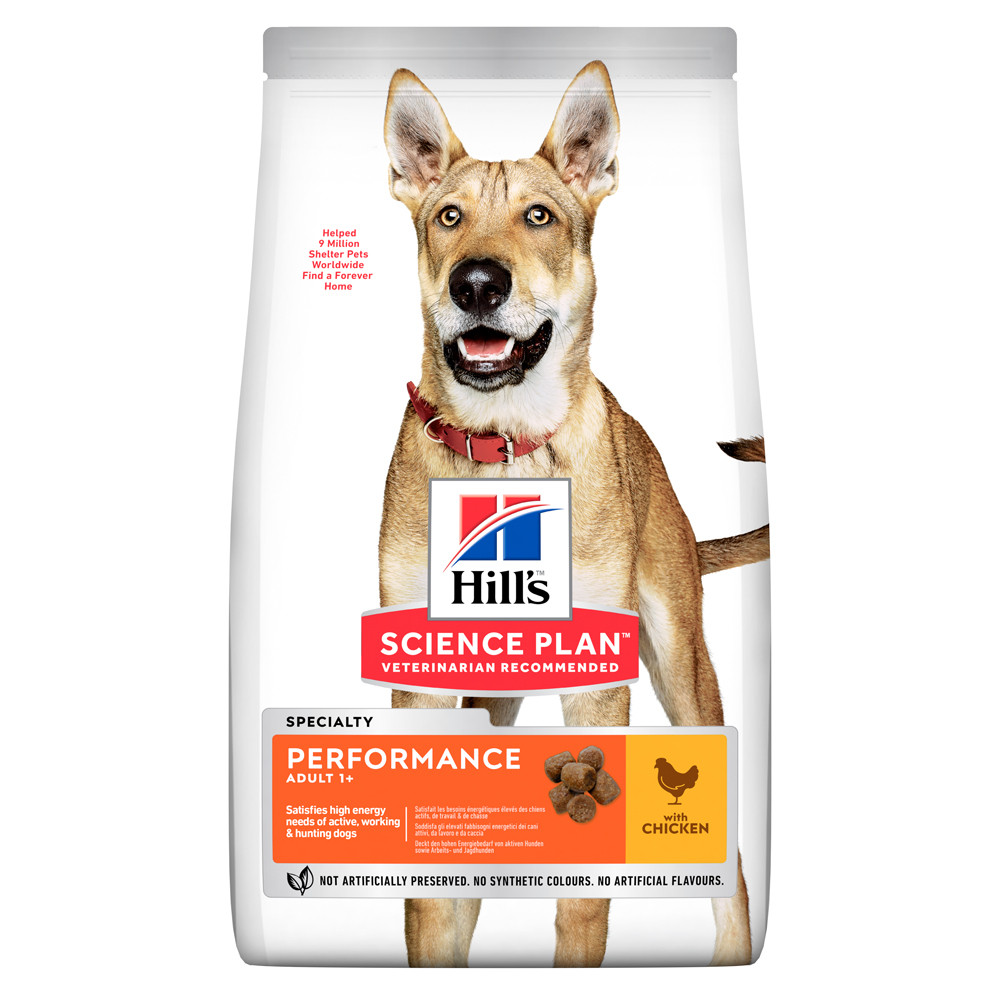 

Сухой корм Hills для активных собак со вкусом курицы SP Canine Adult Performance 14 кг