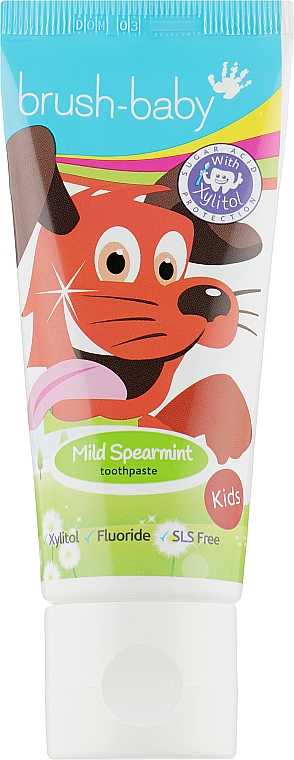 Дитяча зубна паста "Spearmint", від 3 років - Brush-Baby Toothpaste ...
