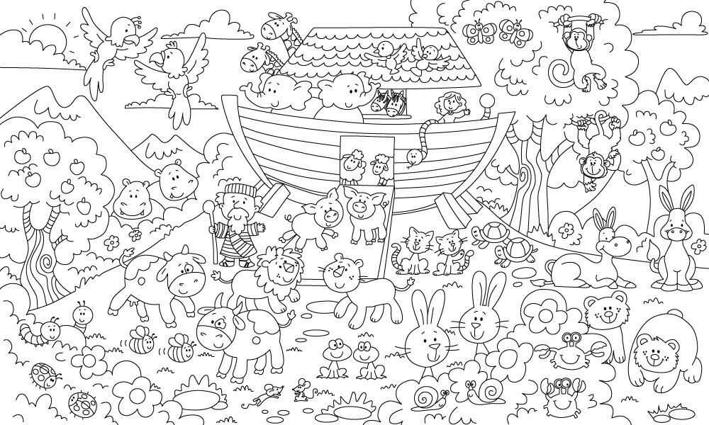 Ноев ковчег рисунок для детей