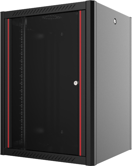 

Шафа настінна Mirsan WTN 19" 12U 600x450, RAL 9005 Чорний (MR.WTN12U45DE.01)