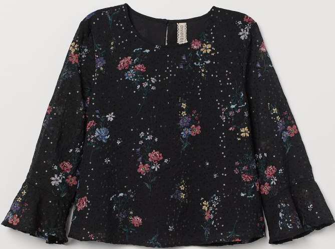 

Блузка H&M Divided 07127348 44 Черная
