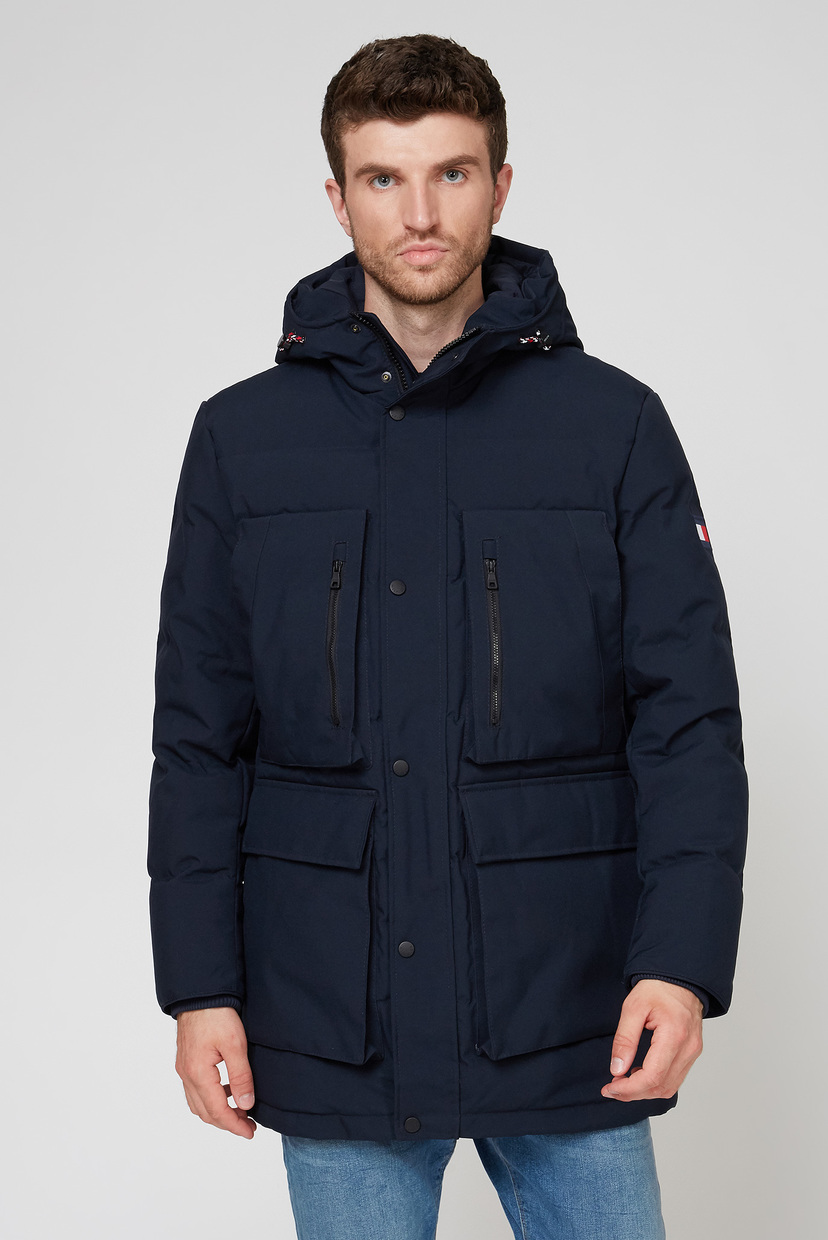 

Мужской темно-синий пуховик HEAVY CANVAS Tommy Hilfiger XXL MW0MW08262