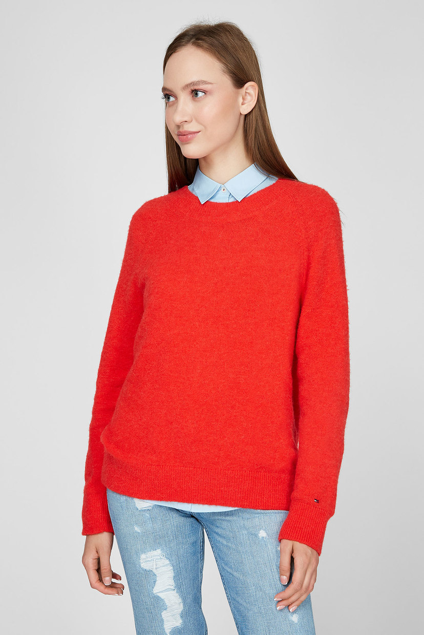 

Женский красный свитер Tommy Hilfiger M WW0WW22829