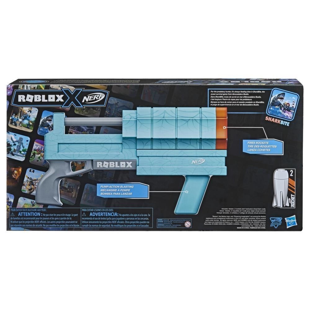 Бластер Nerf Roblox SharkBite Web Launcher (F6131) – фото, отзывы,  характеристики в интернет-магазине ROZETKA от продавца: S-MART | Купить в  Украине: Киеве, Харькове, Днепре, Одессе, Запорожье, Львове