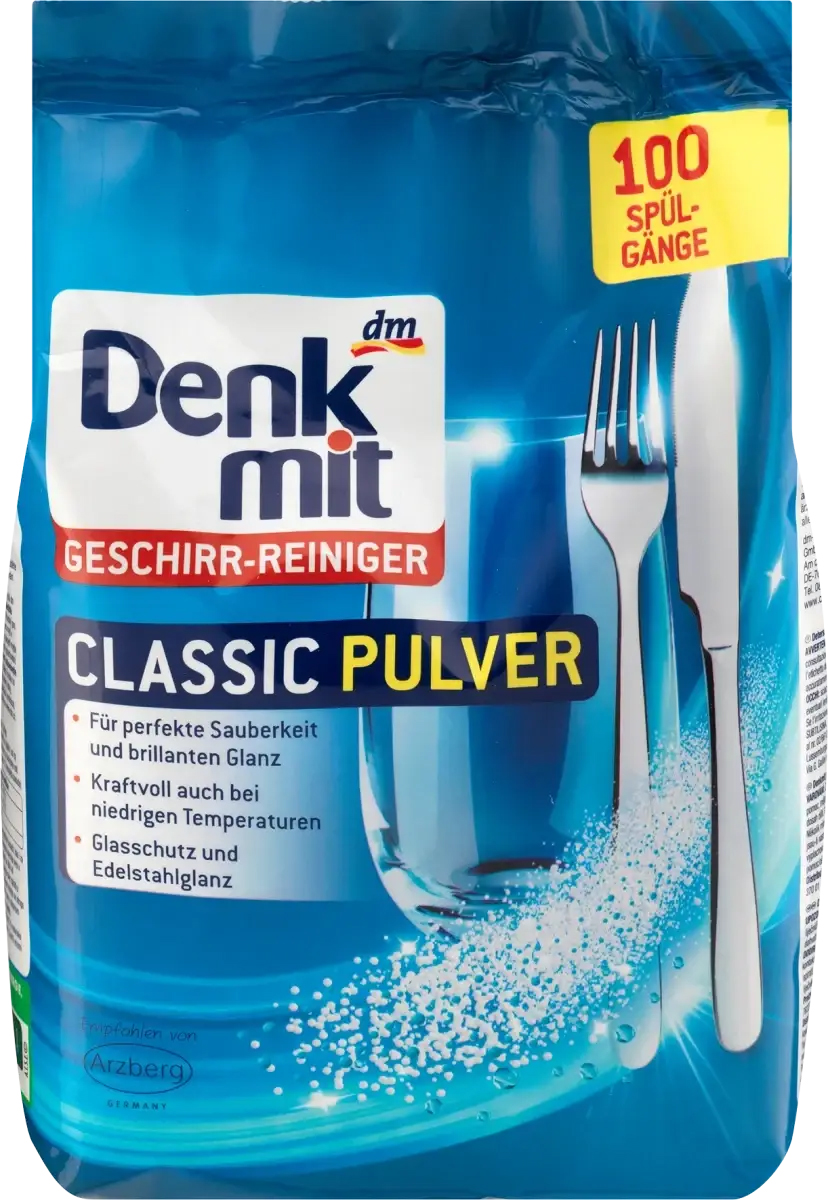 Порошок для посудомийної машини Denkmit Geschirr-Reiniger Pulver 1.8 кг ...
