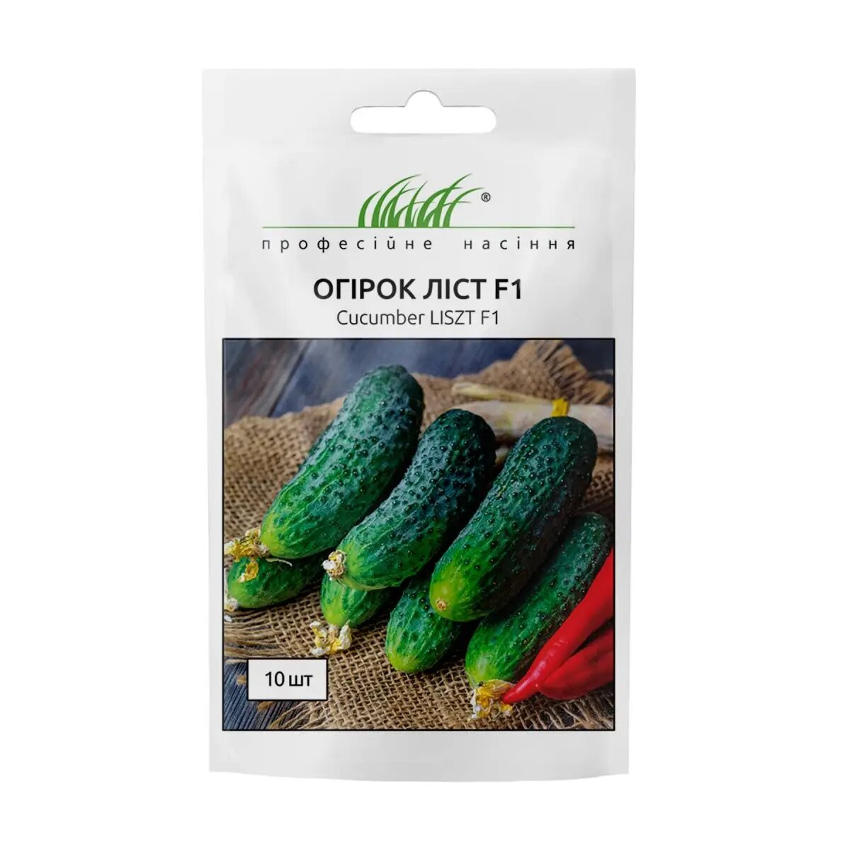 Семена огурца Лист F1 10 шт, Rijk Zwaan, Голландия, Професійне насіння ...