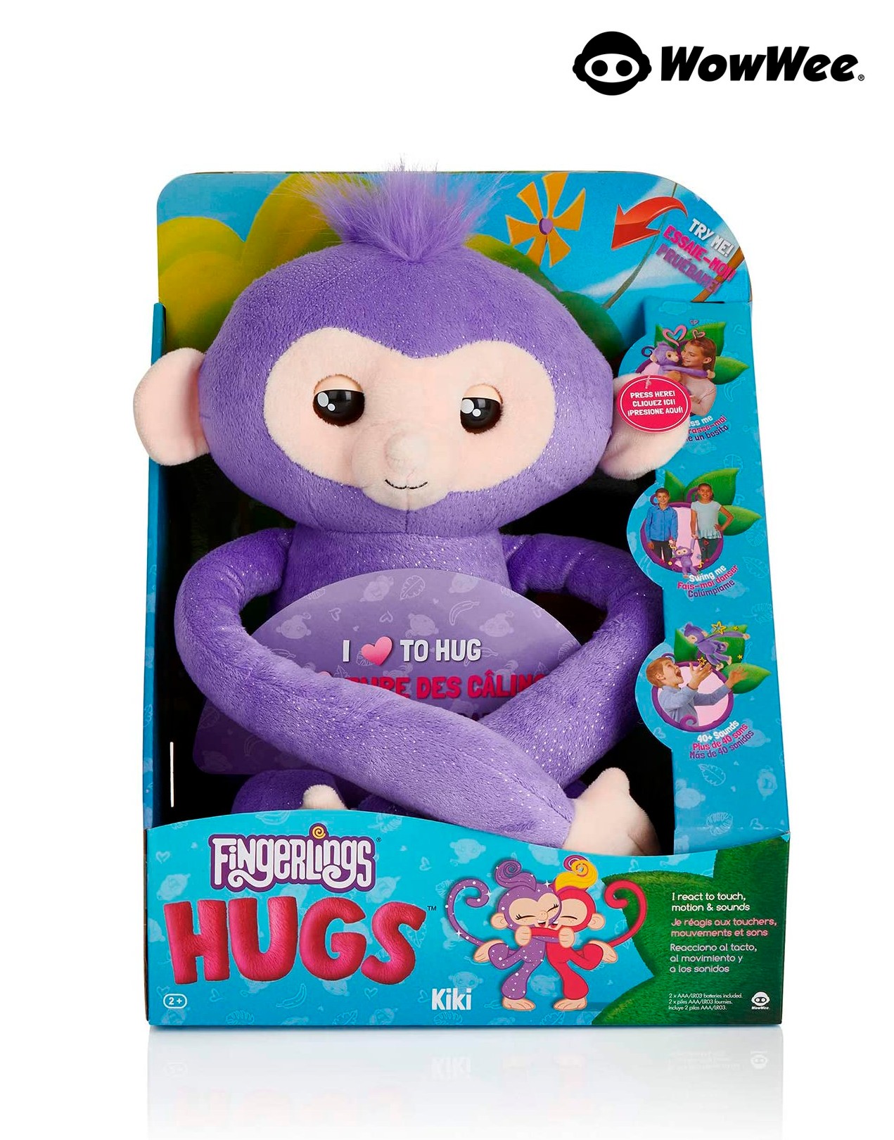 Интерактивная игрушка WowWee Fingerlings HUGS - Kiki, Violet (B07CCPWLP9) –  фото, отзывы, характеристики в интернет-магазине ROZETKA от продавца:  Mdnash | Купить в Украине: Киеве, Харькове, Днепре, Одессе, Запорожье,  Львове