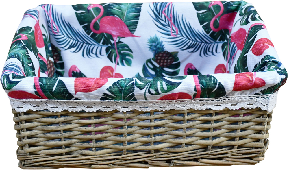 

Корзина плетеная Natural House Tropics темная 39х29х15 см (FB-53L)