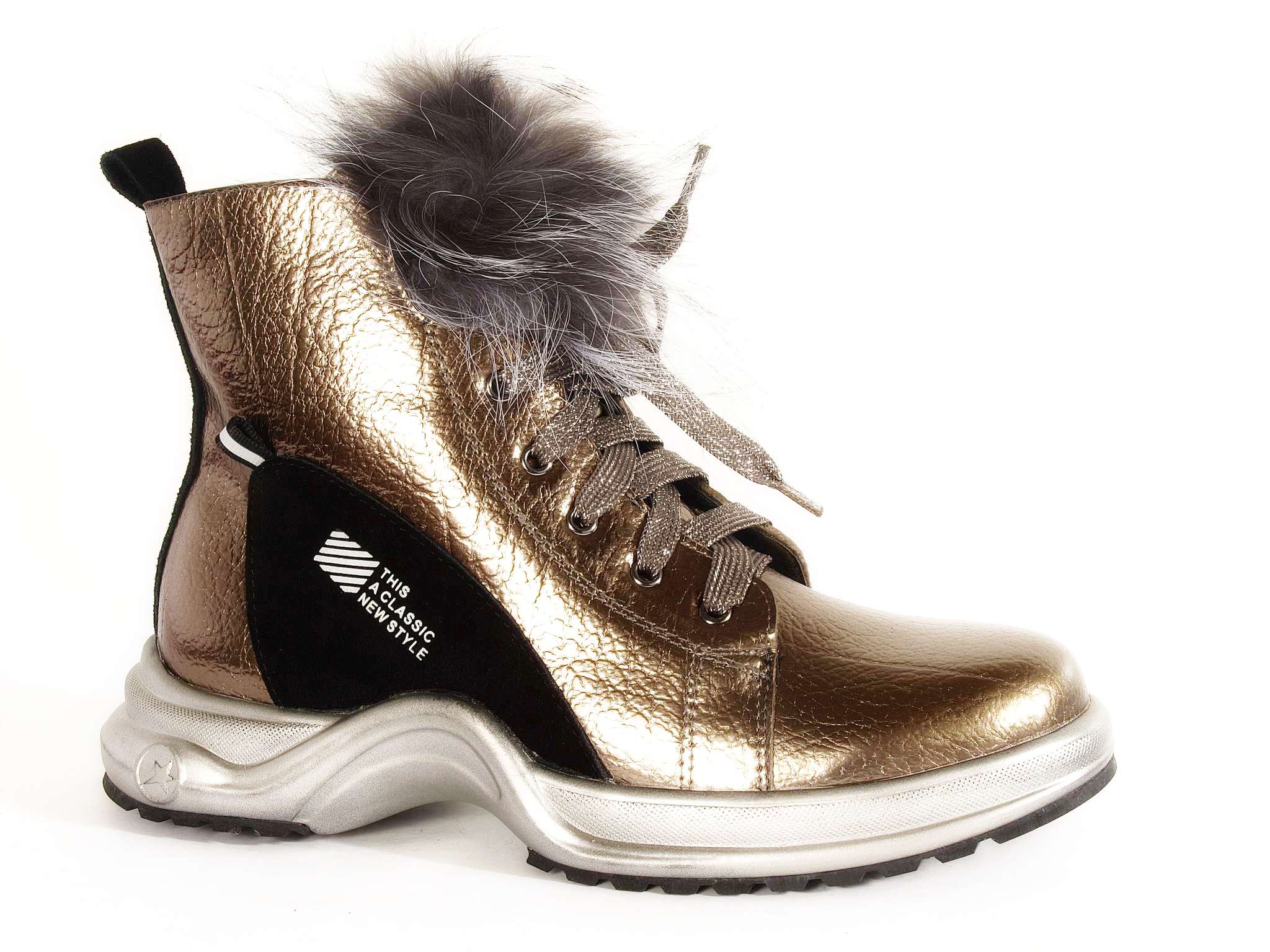 

Ботинки BIKI AB007-28 36 Золотой