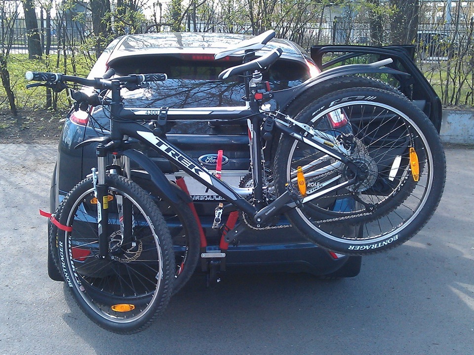 Самодельные устройства для перевозки велосипедов на машине