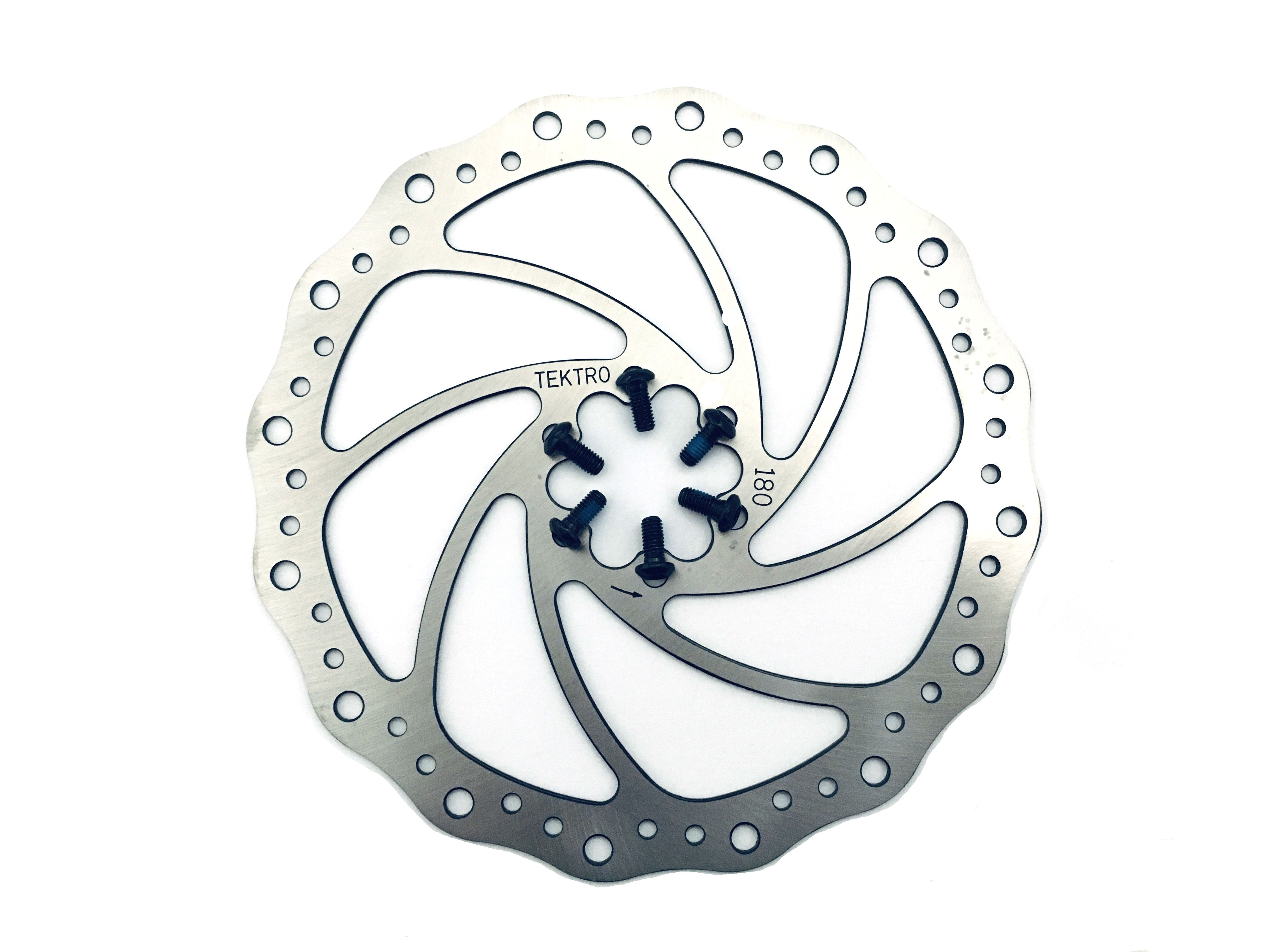 

Ротор Tektro Wave 180 mm крепление на 6 болтов серебристый