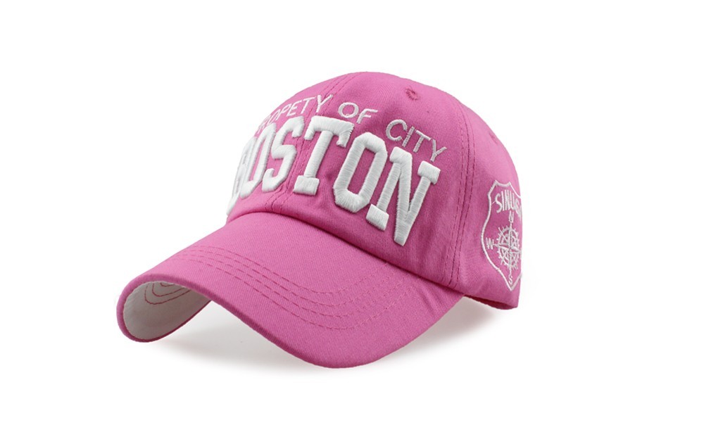 

Кепка бейсболка Boston Розовая 2, Унисекс