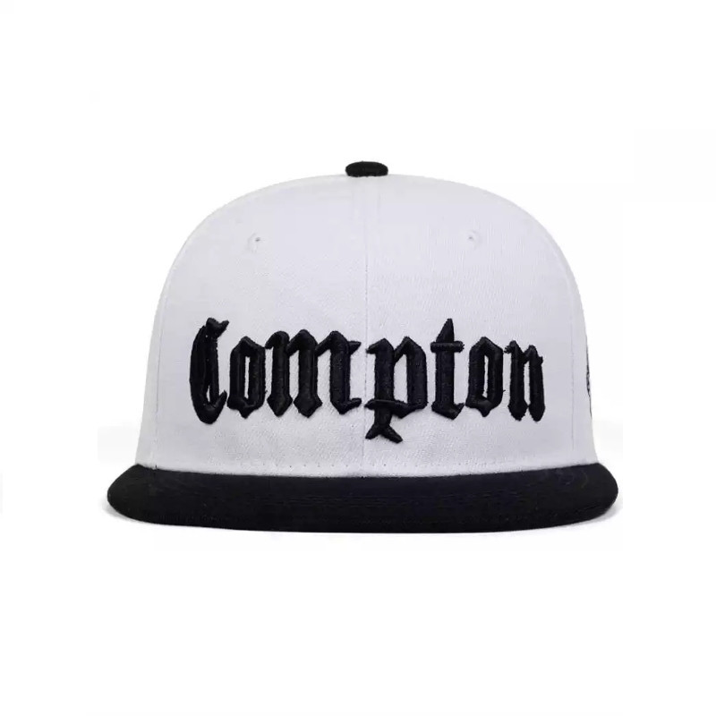 

Кепка снепбек Compton с прямым козырьком Белая, Унисекс