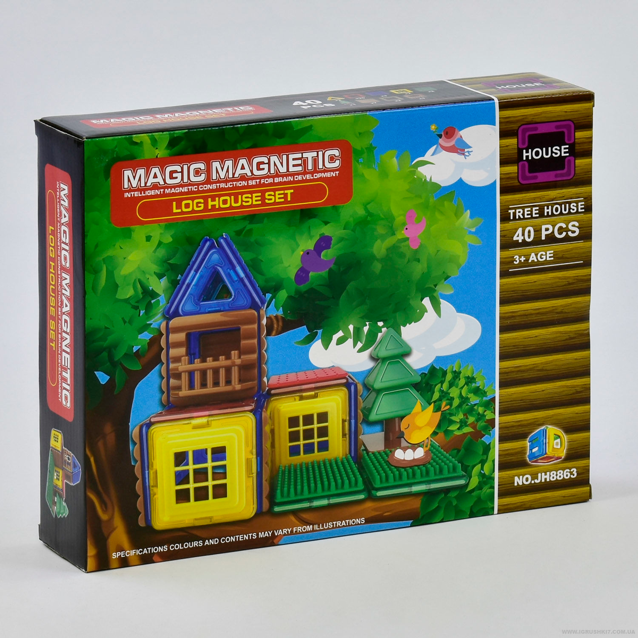 

Магнитный конструктор "Magic Magnetic" 40 деталей