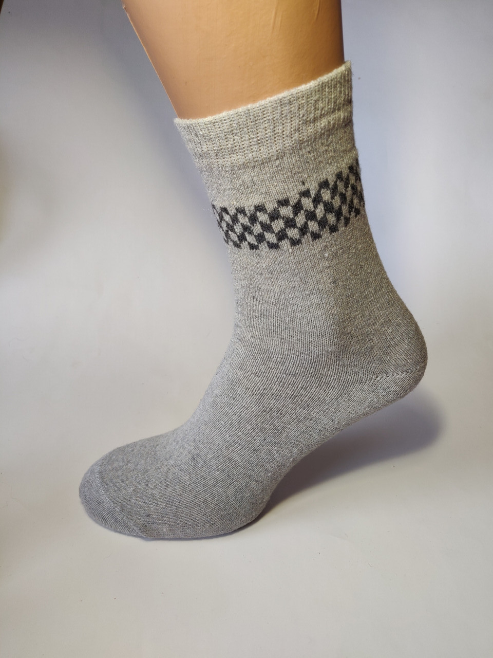 

Мужские носки Зимние - Серые с черным 70, Мужские носки Зимние 39-43 Серые с черным 70