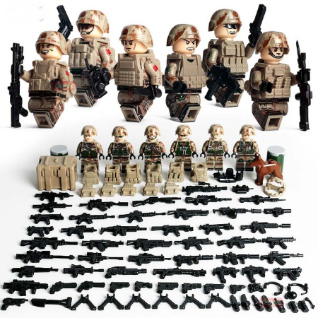 

Конструктор Армейский отряд КНР Commandos 6шт. (MA-7)