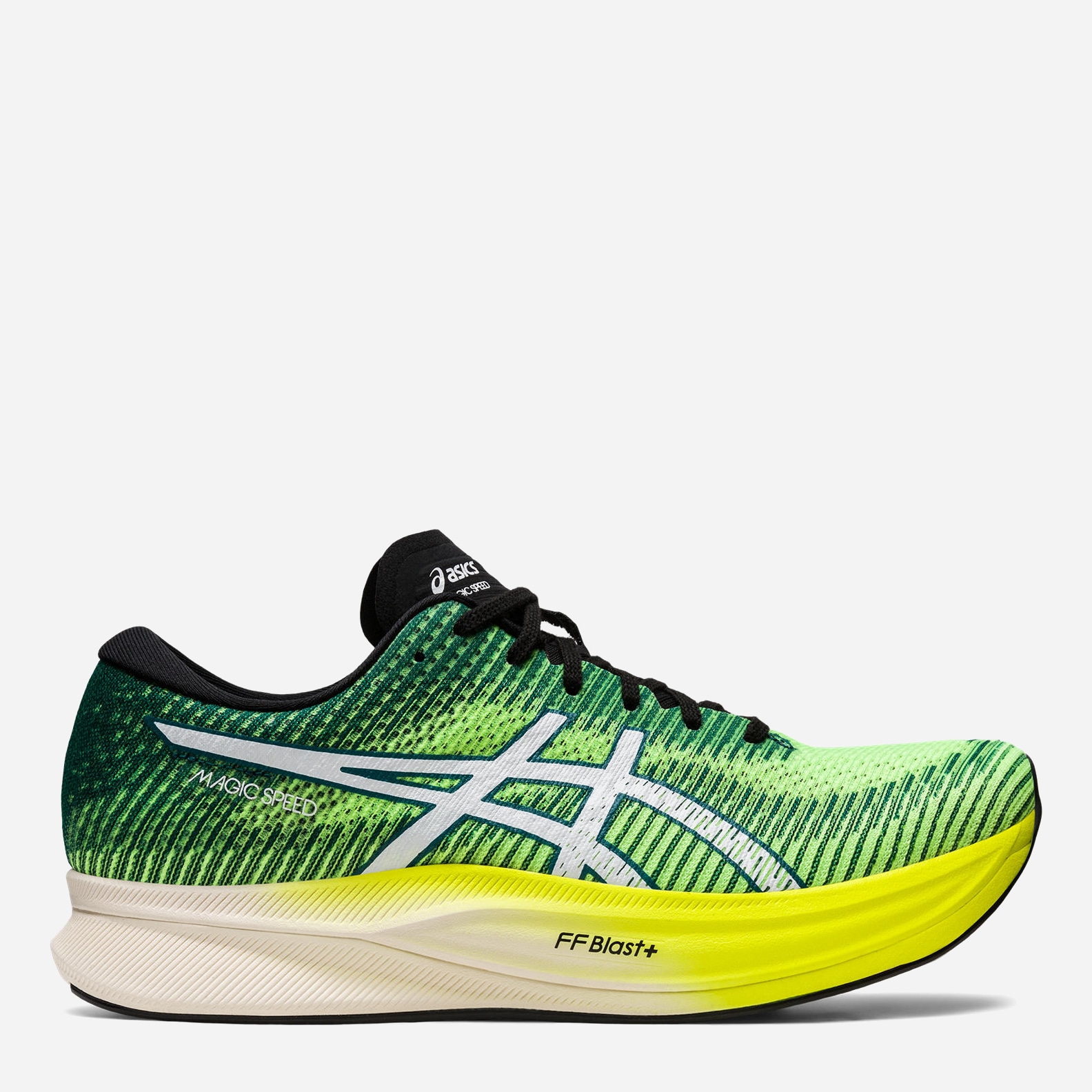 Акція на Чоловічі кросівки для бігу ASICS Magic Speed 2 1011B443-750 40.5 (7.5US) 25.5 см Зелені від Rozetka