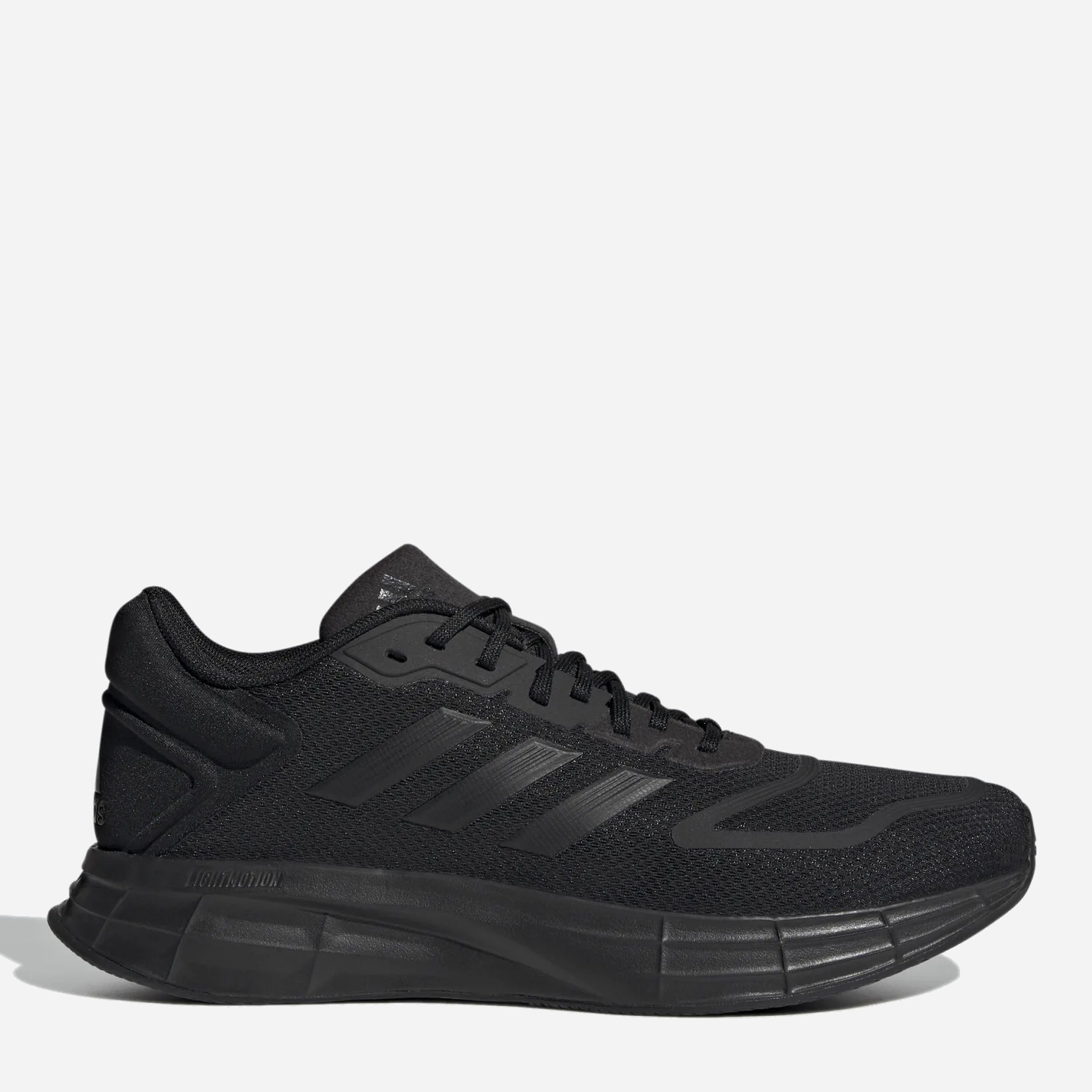 Акція на Чоловічі кросівки для бігу Adidas Duramo 10 GW8342 44.5 (10UK) 28.5 см Чорні від Rozetka