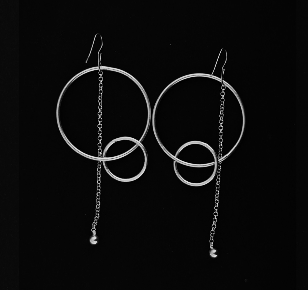 

Серьги Unique Jewellery UJ5 длина 7,5 см Серебряные UJ528