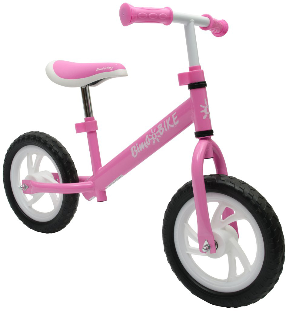Беговел BIMBO BIKE детский розово-белый 12" (75901-IS) – отзывы ...