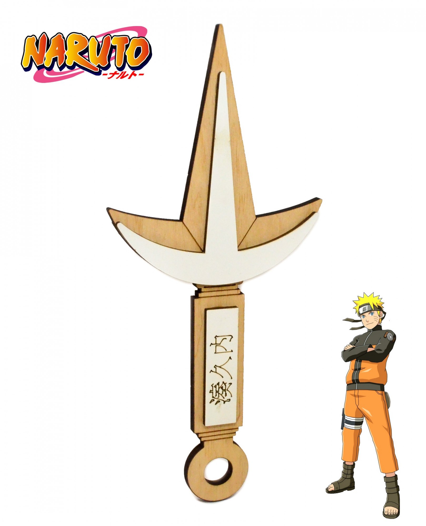 Нож Кунай Минато из Наруто - Деревянный Игрушечный «The Kunai White Knife»  из Мультфильма NARUTO, Фанера (Белая Ручка) – фото, отзывы, характеристики  в интернет-магазине ROZETKA от продавца: Laser Wood | Купить в