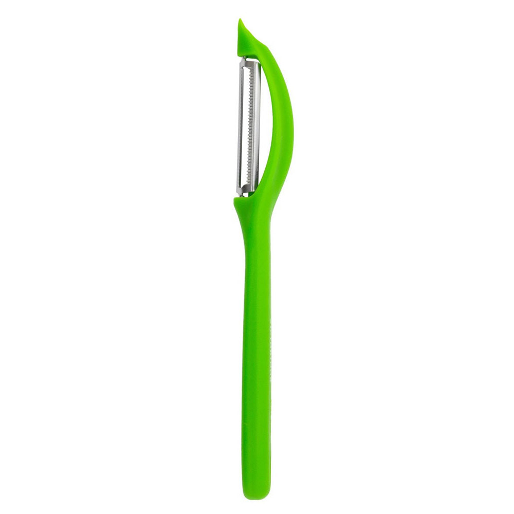 Victorinox 7.6075.4 8 5/16 Green Straight Vegetable Peeler with