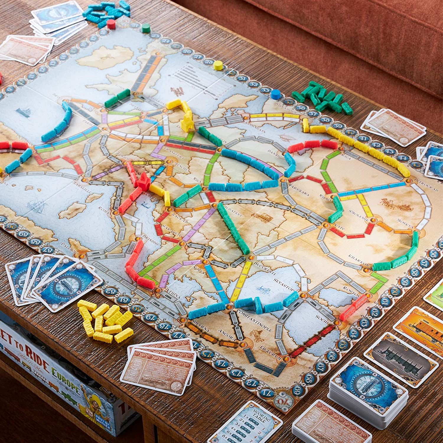 Настольная игра Ticket to Ride: Europe (Билет на Поезд: Европа, Квиток на  Потяг: Європа) ENG – фото, отзывы, характеристики в интернет-магазине  ROZETKA от продавца: Meeple or Dice | Купить в Украине: Киеве,