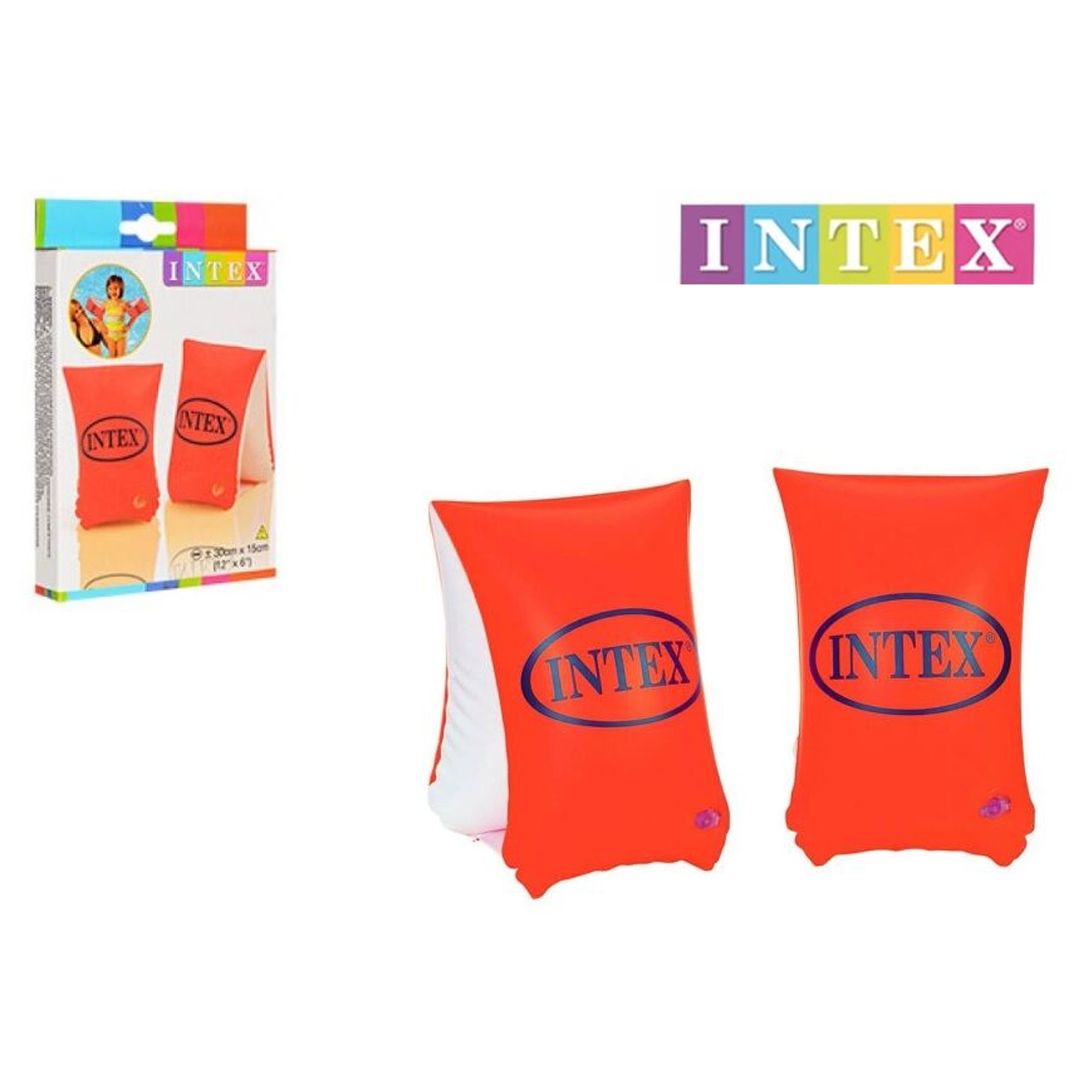 Надувные нарукавники Люкс Intex 58641 для детей от 3 лет. Размером ...