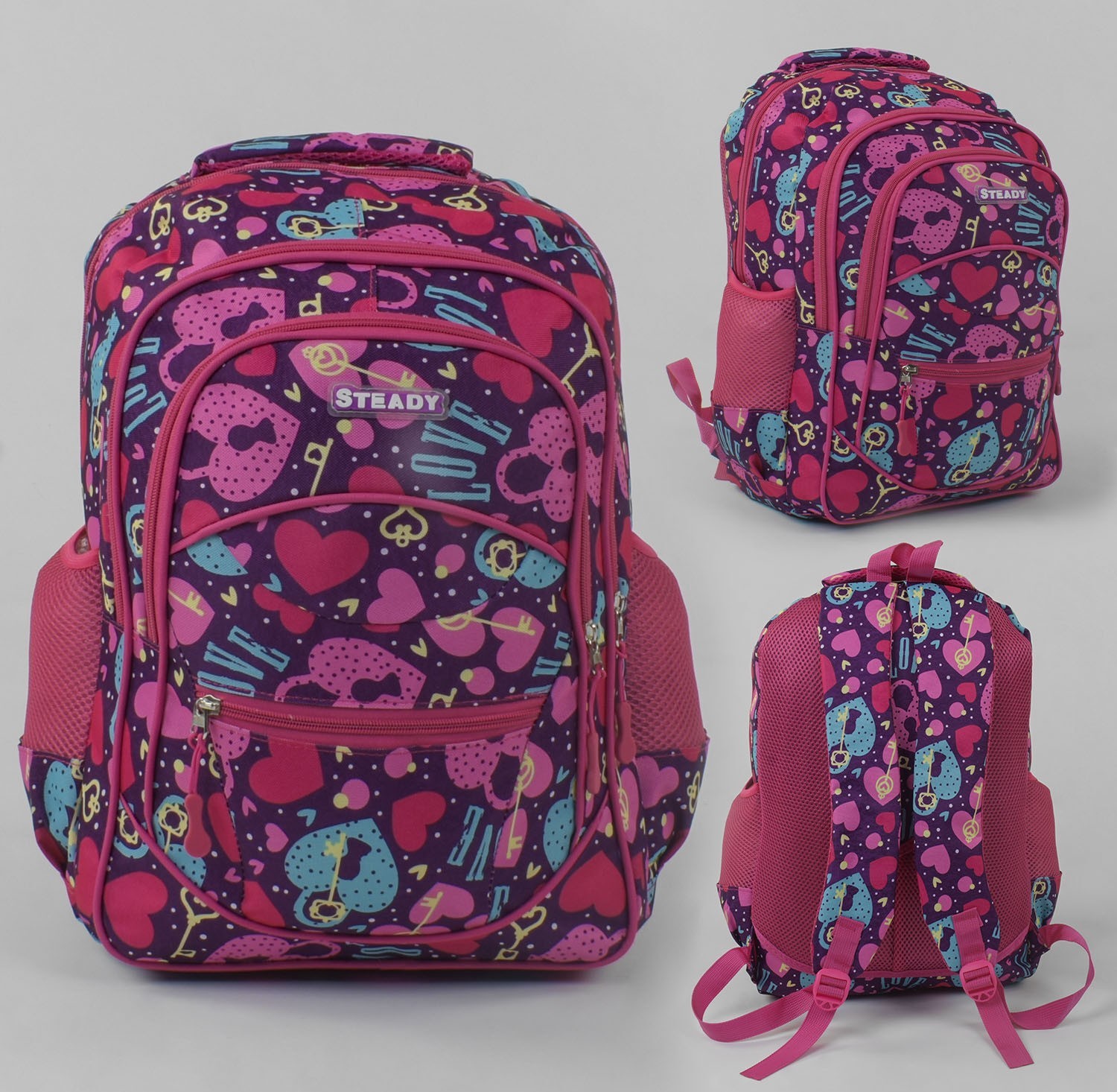 

Школьный рюкзак Chi Bag Розовый (C43717-9)