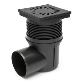 

Двухкорпусный уличный трап MCH 424SLi вертикальный выпуск решетка чугун 150*150 мм