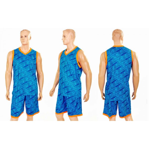 

Форма баскетбольная мужская Camo (голубой), Размер XXXL